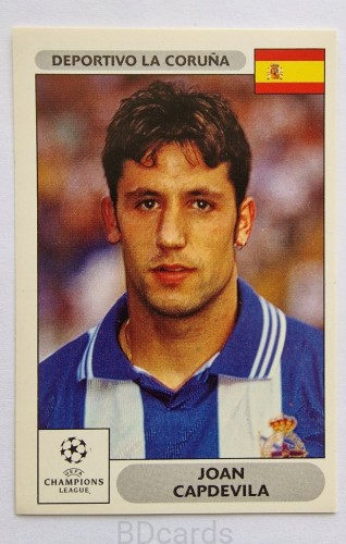 2000-01 Panini Champions League Joan Capdevila Deportivo La Coruna /B