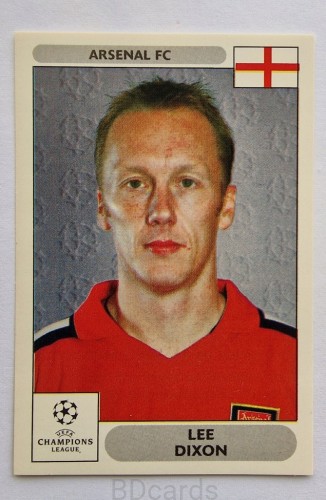 2000-01 Panini Champions League Lee Dixon Arsenal Londyn /B