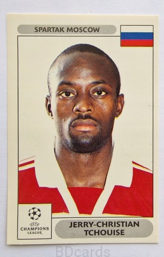 2000-01 Panini Champions League Jerry-Christian Tchouise Spartak Moscow /B