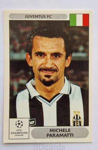 2000-01 Panini Champions League Miguel Michele Parmatti Juventus /B