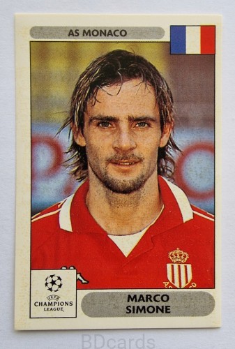 2000-01 Panini Champions League Marco Simone AS Monaco /B