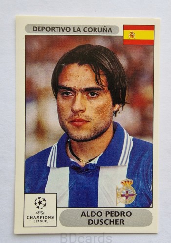 2000-01 Panini Champions League Aldo Pedro Duscher Deportivo La Coruna /B