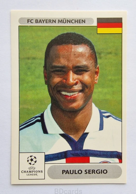 2000-01 Panini Champions League Paulo Sergio Bayern Monachium /B