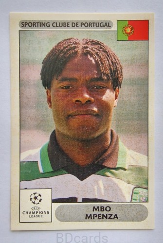 2000-01 Panini Champions League Mbo Mpenza Sporting /B