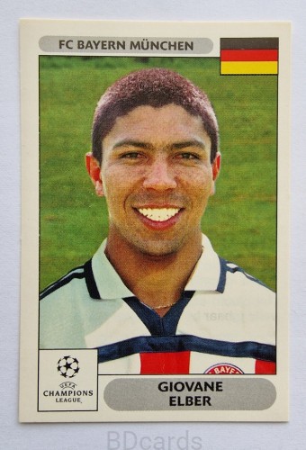 2000-01 Panini Champions League Giovane Elber Bayern Monachium /B