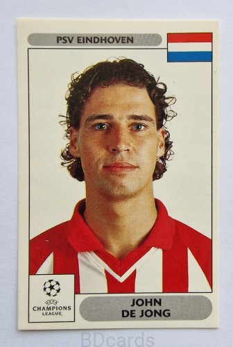 2000-01 Panini Champions League John De Jong PSV Eindhoven /B