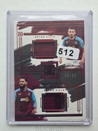 2023-24 Panini Impecable McGinn/Luiz Aston Villa Dual Patch /99 /B