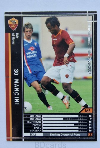 2006-07 PANINI WCCF Mancini Legends As Roma /SP11