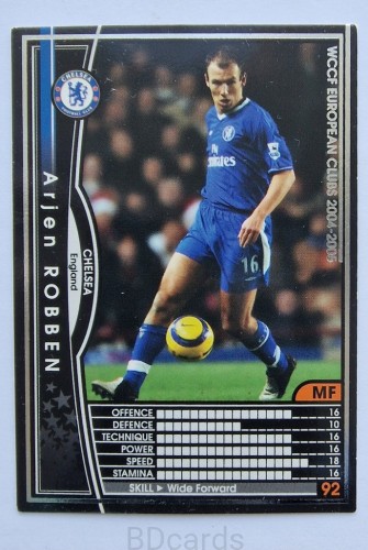 2004-05 Panini WCCF Arjen Robben Legends Chelsea /SP11