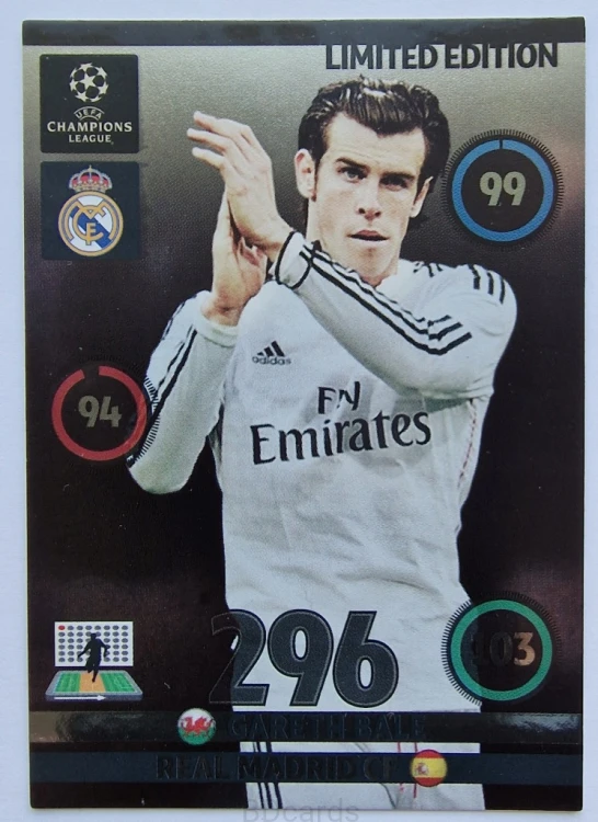 2014-15 Panini CHL Limited Gareth Bale Real Madryt /SP10
