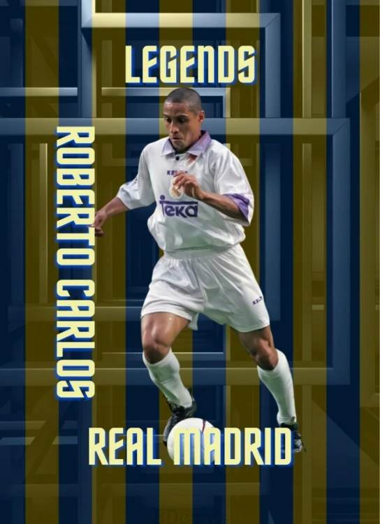 2025 Zestaw 5 Kart Roberto Carlos Real Madryt Legends Limited Edition