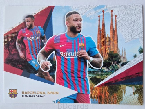 2021 Topps Fan Set Memphis Depay FC Barcelona /A