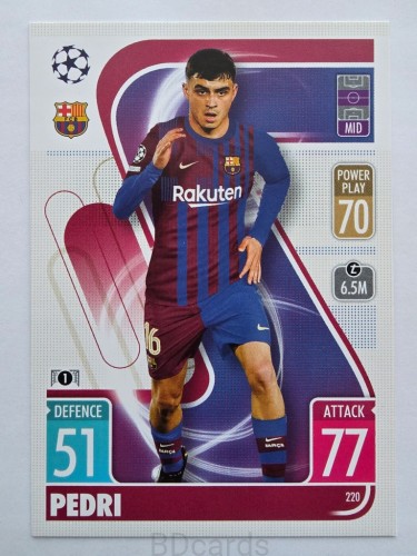 2021-22 Topps Match Attax Pedri Lenglet Fc Barcelona /A