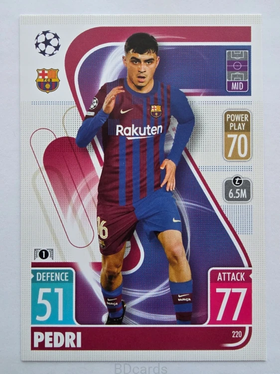 2021-22 Topps Match Attax Pedri Lenglet Fc Barcelona /A