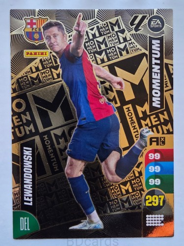 2014-25 Panini La Liga Lewandowski Fc Barcelona Momentum Limited /NU4