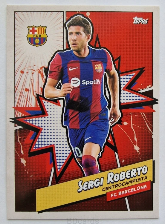 2023 Topps Fan Set Fc Barcelona Sergi Roberto /B