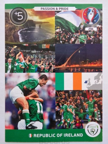 2016 Panini Euro Passion & Pride Irlandia Nr 296 /H18