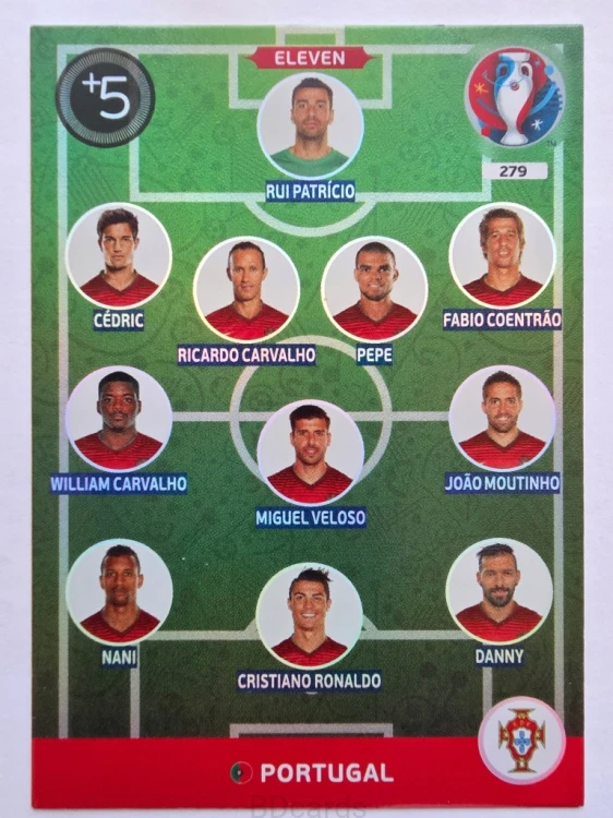 2016 Panini Euro Eleven Portugalia Nr 279 /H12