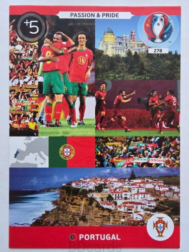 2016 Panini Euro Passion & Pride Portugalia Nr 278 /H11