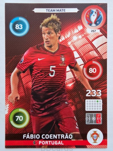 2016 Panini Euro Fabio Coentrao Portugalia Nr 267 /H8