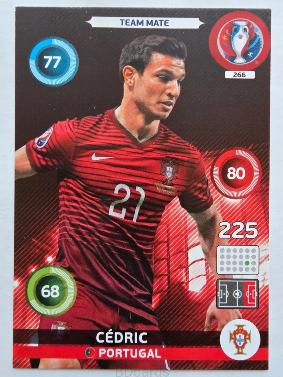 2016 Panini Euro Cedric Portugalia Nr 266 /H7