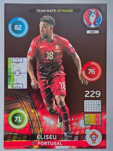 2016 Panini Euro Eliseu Dynamo Portugalia Nr 265 /H7