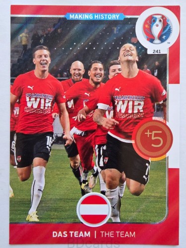 2016 Panini Euro Making History Austria Nr 241 /H4
