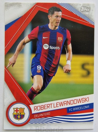 2023 Topps Fan Set Fc Barcelona Robert Lewandowski /B