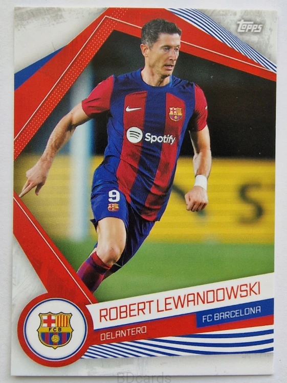 2023 Topps Fan Set Fc Barcelona Robert Lewandowski /B