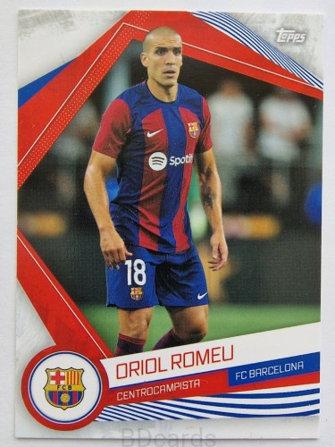 2023 Topps Fan Set Fc Barcelona Oriol Romeu /B