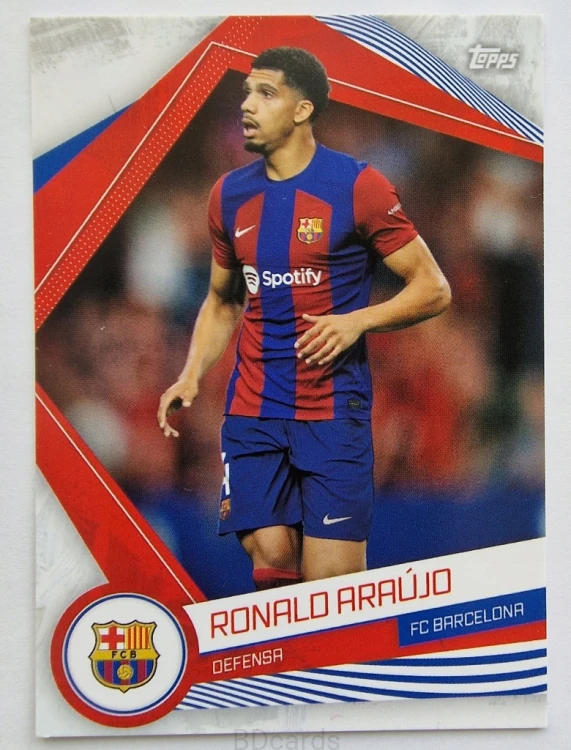 2023 Topps Fan Set Fc Barcelona Ronald Araujo /B