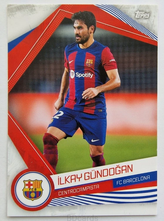 2023 Topps Fan Set Fc Barcelona Ilkay Gundogan /B
