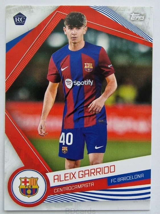 2023 Topps Fan Set Fc Barcelona Aleix Garrido /B