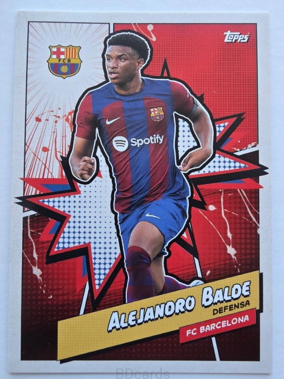 2023 Topps Fan Set Alejandro Balde FC Barcelona /A
