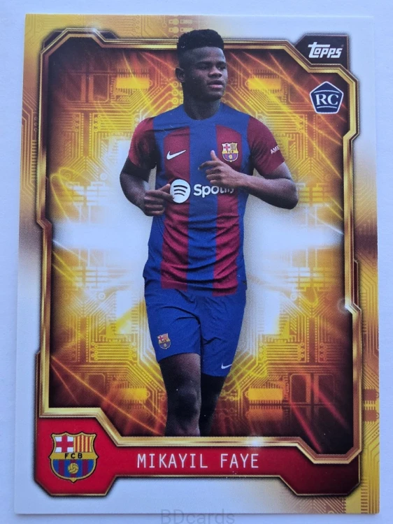 2023 Topps Fan Set Mykayil Faye FC Barcelona /A