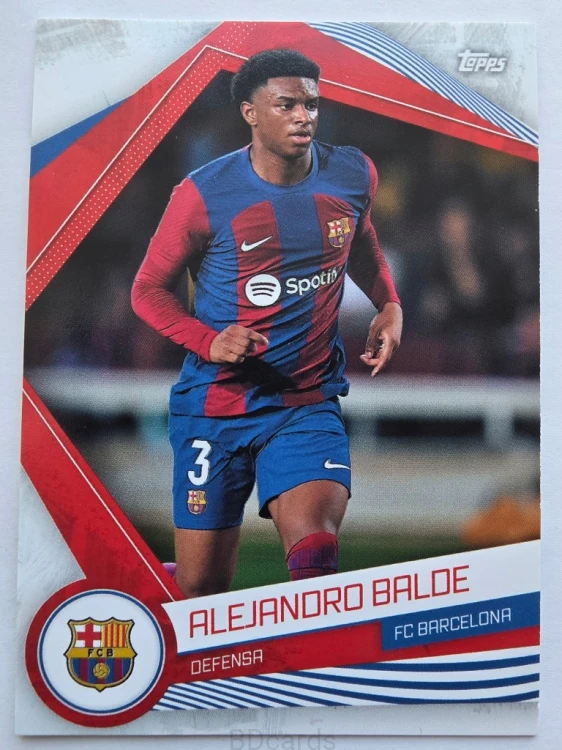 2023 Topps Fan Set Alejandro Balde FC Barcelona /A