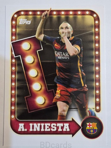 2025-26 Topps Tin Collector Andres Iniesta Fc Barcelona /A