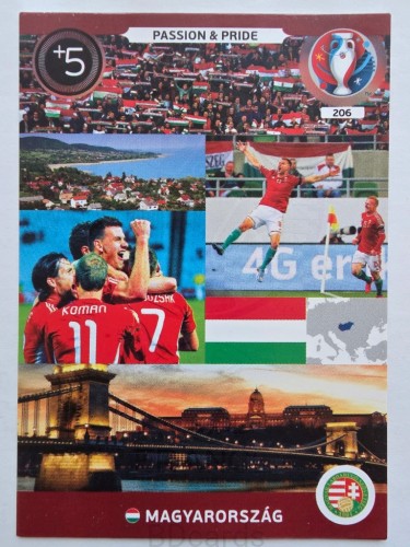 2016 Panini Euro Passion & Pride Węgry Nr 206 /W20