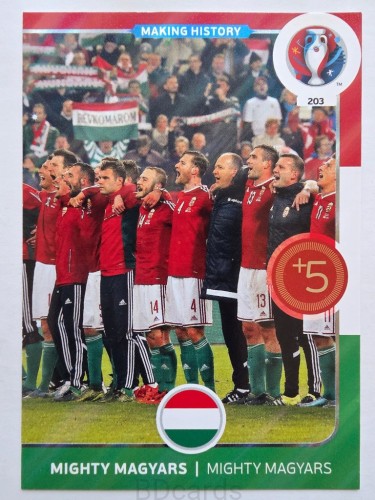 2016 Panini Euro Making History Węgry Nr 203 /W18