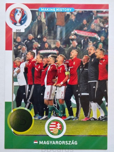 2016 Panini Euro Making History Węgry Nr 202 /W17