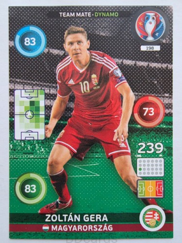 2016 Panini Euro Zoltan Gera Węgry Nr 198 /W16