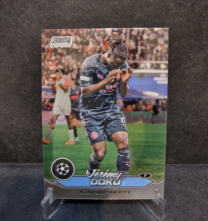 2023-24 Topps Chrome Stadium Doku Manchester City /LU11