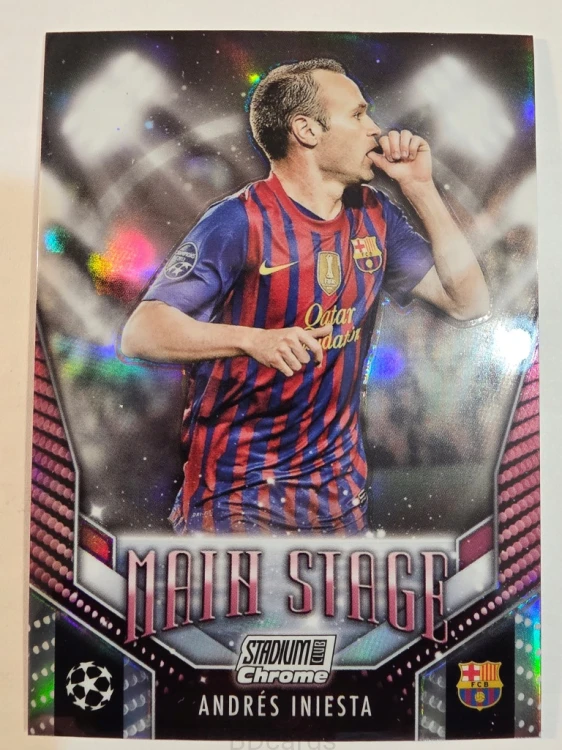 2023-24 Topps Stadium Andres Iniesta Fc Barcelona /A