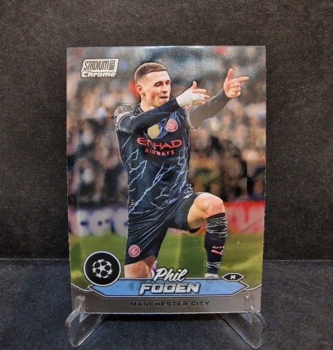 2023-24 Topps Chrome Stadium Foden Manchester City /LU11