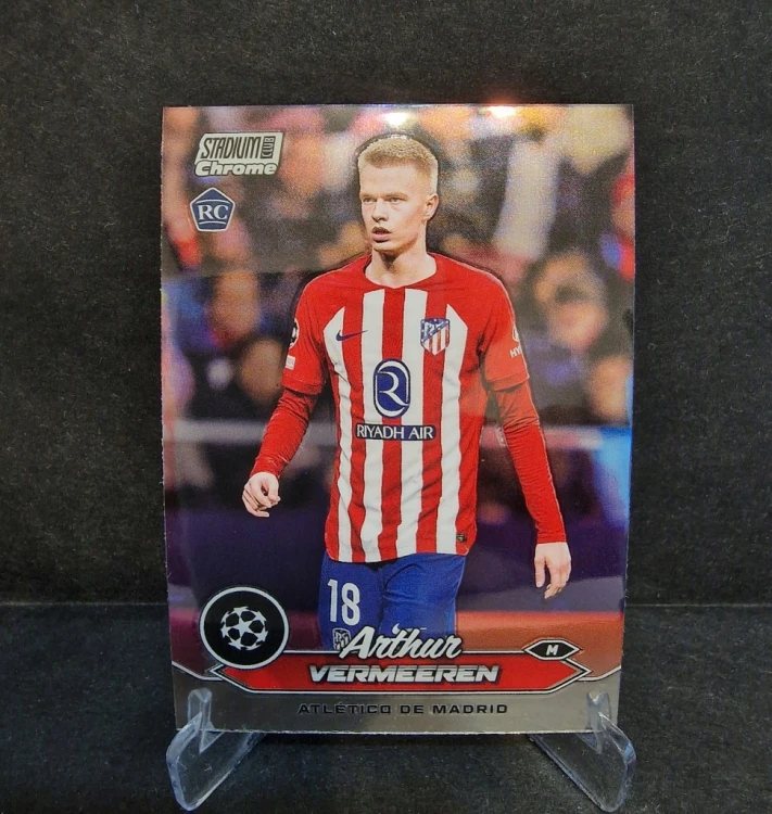 2023-24 Topps Stadium Chrome Arthur Vermeeren Atletico /LU12