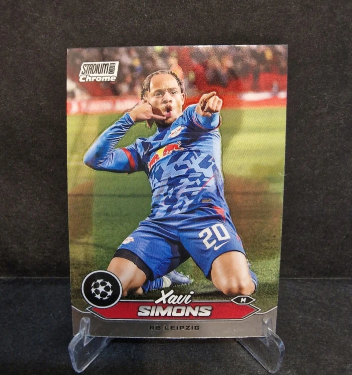 2023-24 Topps Stadium Chrome Xavi Simons RB Leipzig /LU12