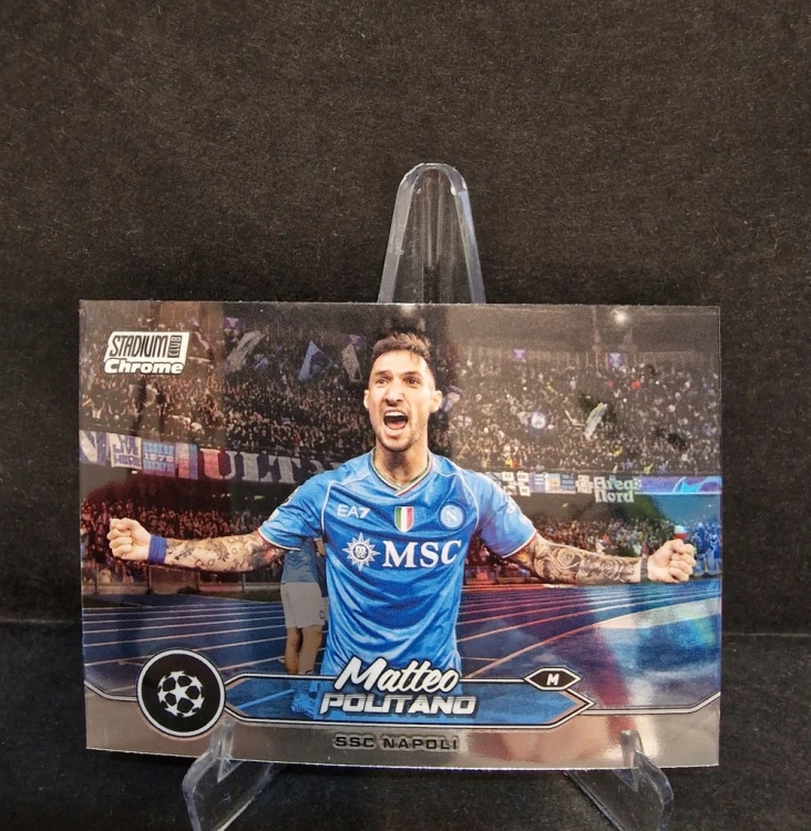 2023-24 Topps Stadium Chrome Matteo Politano Napoli /LU14