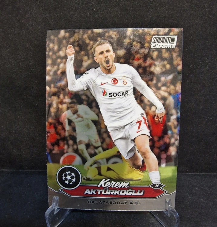 2023-24 Topps Stadium Chrome Kerem Akturkoglu Galatasaray /LU15