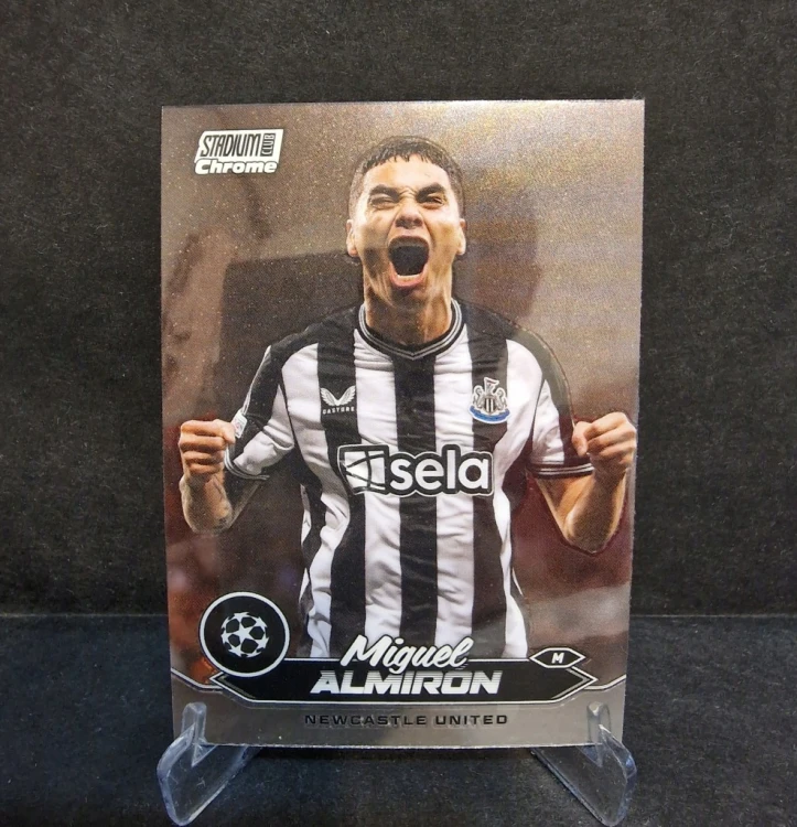 2023-24 Topps Stadium Chrome Miguel Almiron Newcastle United /LU16
