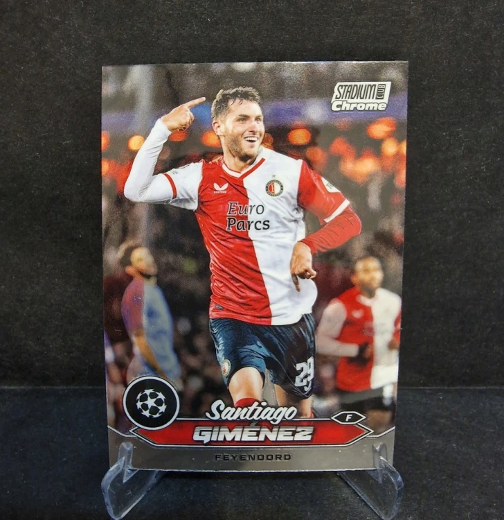 2023-24 Topps Stadium Chrome Santiago Gimenez Feyenord /LU16